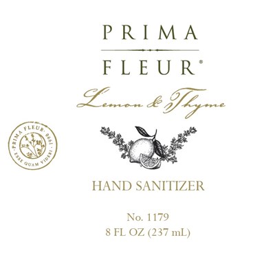 8oz front label - Prima Fleur Lemon Thyme 8 oz front